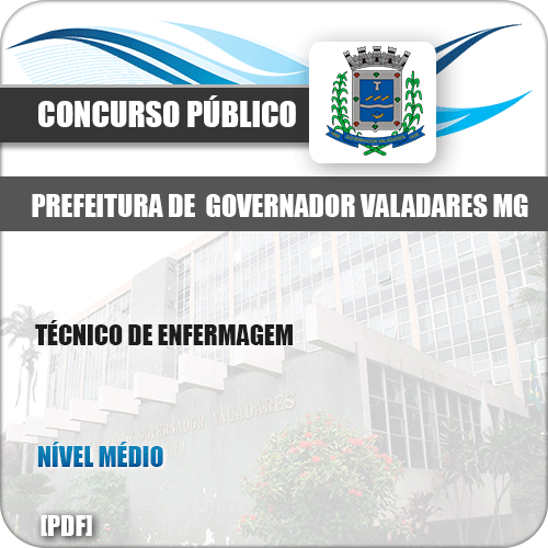 Apostila Pref Governador Valadares MG 2019 Técnico Enfermagem