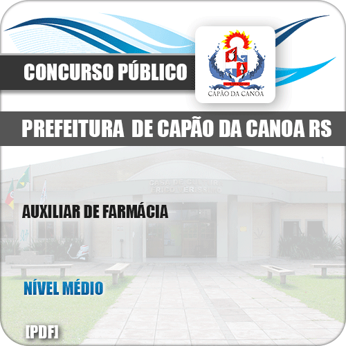 Apostila Pref Capão da Canoa RS 2019 Auxiliar de Farmácia
