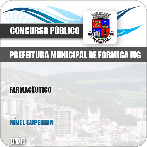 Apostila Concurso Público Pref Formiga MG 2019 Farmacêutico