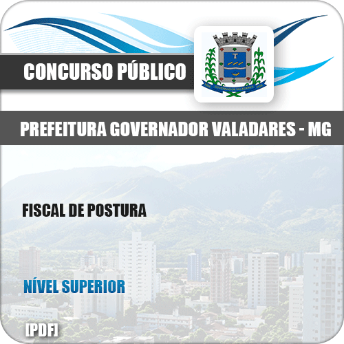 Apostila Pref Governador Valadares MG 2019 Fiscal de Postura