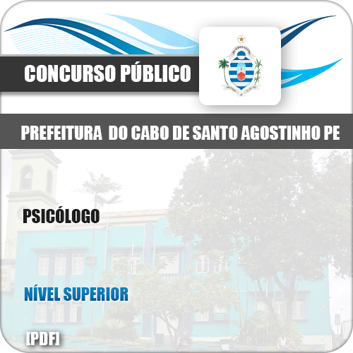 Apostila Pref Cabo de Santo Agostinho PE 2019 Psicólogo