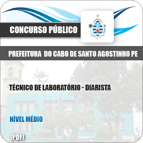Apostila Cabo Santo Agostinho PE 2019 Técnico de Laboratório