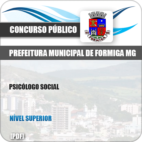 Apostila Concurso Público Pref Formiga MG 2019 Psicólogo Social