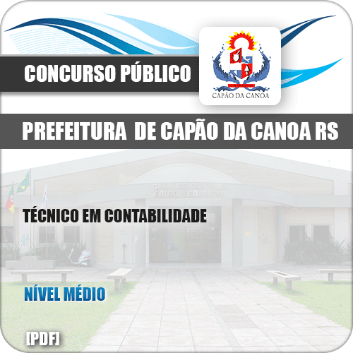 Apostila Pref Capão da Canoa RS 2019 Técnico em Contabilidade