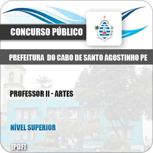Apostila Cabo de Santo Agostinho PE 2019 Professor II Artes