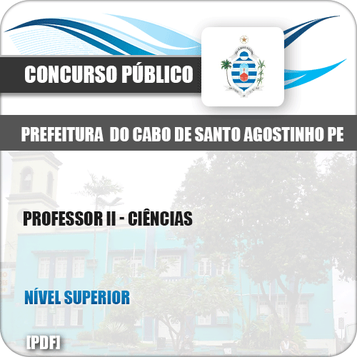 Apostila Cabo de Santo Agostinho PE 2019 Professor II Ciências