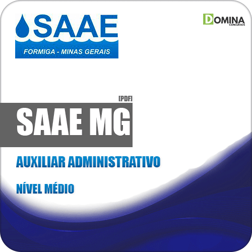 Apostila Concurso SAAE Formiga MG 2019 Auxiliar Administrativo