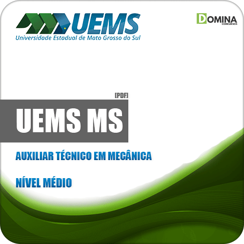 Apostila Concurso UEMS 2019 Auxiliar Técnico em Mecânica