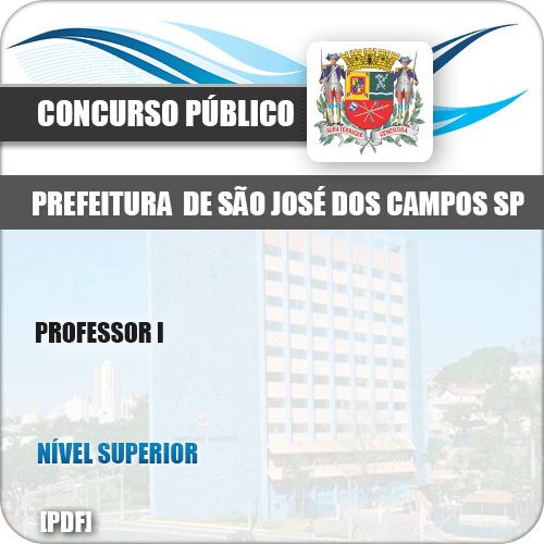 Apostila Pref São José dos Campos SP 2019 Professor I