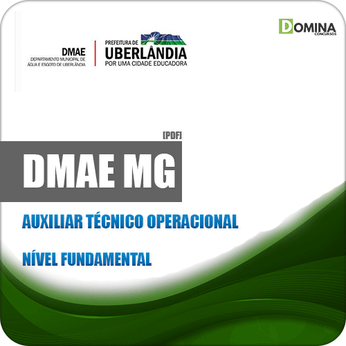 Apostila DMAE Uberlândia MG 2019 Auxiliar Técnico Operacional