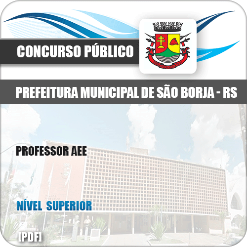 Apostila Concurso Pref São Borja RS 2019 Professor AEE