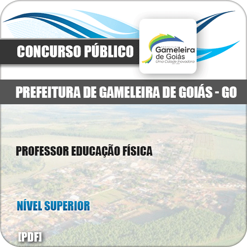 Apostila Pref Gameleira Goiás GO 2019 Professor Educação Física