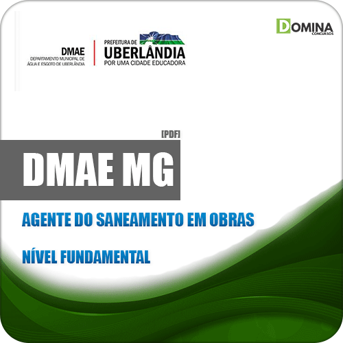 Apostila DMAE Uberlândia MG 2019 Agente Saneamento Obras