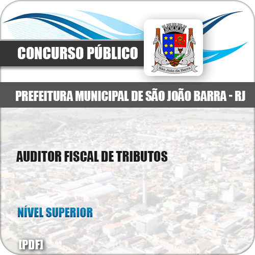 Apostila Pref São João Barra RJ 2020 Auditor Fiscal Tributos
