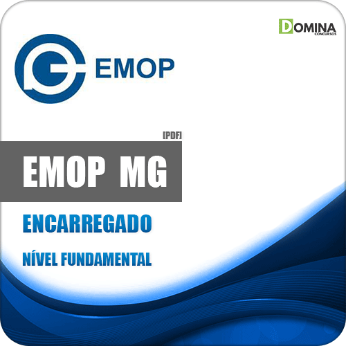 Apostila Concurso EMOP Divinópolis MG 2020 Encarregado