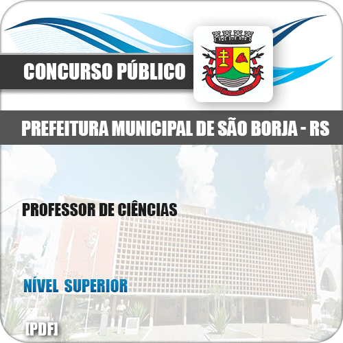 Apostila Concurso Pref São Borja RS 2019 Professor de Ciências
