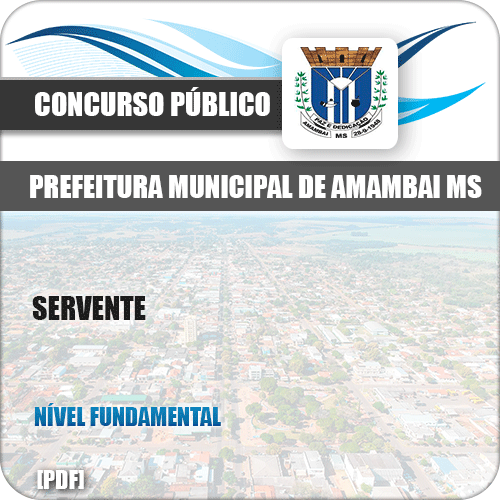 Apostila Concurso Público Pref Amambai MS 2019 Servente