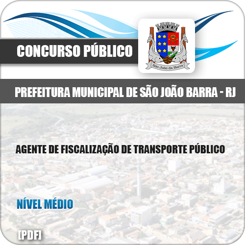 Apostila Pref São João Barra RJ 2020 Agt Fiscalização Transporte