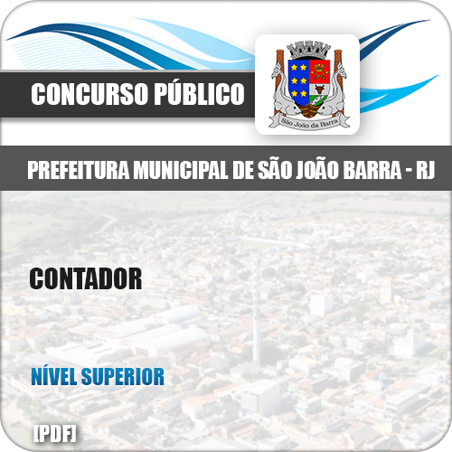 Apostila Concurso Público Pref São João Barra RJ 2020 Contador