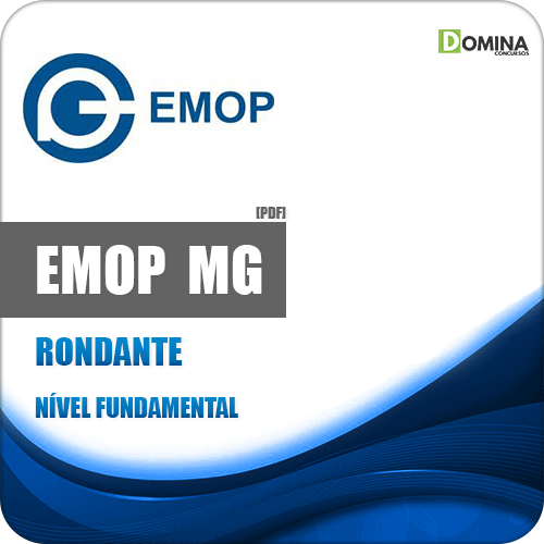Apostila Concurso EMOP Divinópolis MG 2020 Rondante