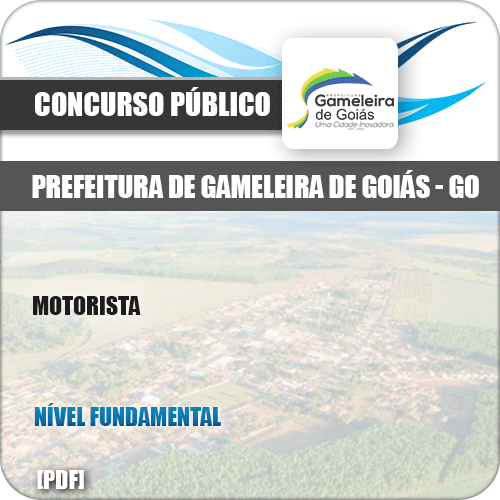 Apostila Concurso Pref Gameleira Goiás GO 2019 Motorista
