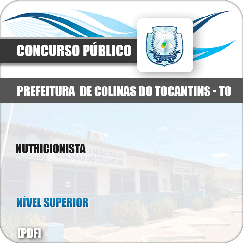 Apostila Concurso Pref Colinas Tocantins TO 2019 Nutricionista