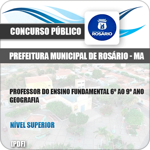 Apostila Pref Rosário MA 2019 Prof 6º ao 9º Ano Geografia