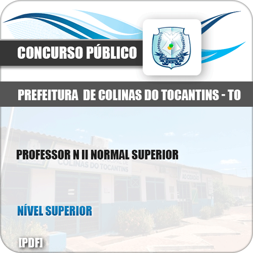 Apostila Pref Colinas Tocantins TO 2019 Prof II Normal Superior