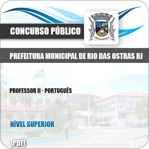 Apostila Pref Rio das Ostras RJ 2019 Professor II Português
