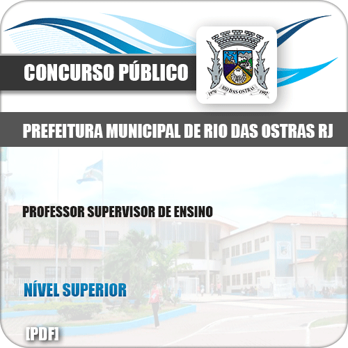Apostila Pref Rio das Ostras RJ 2019 Professor Supervisor Ensino