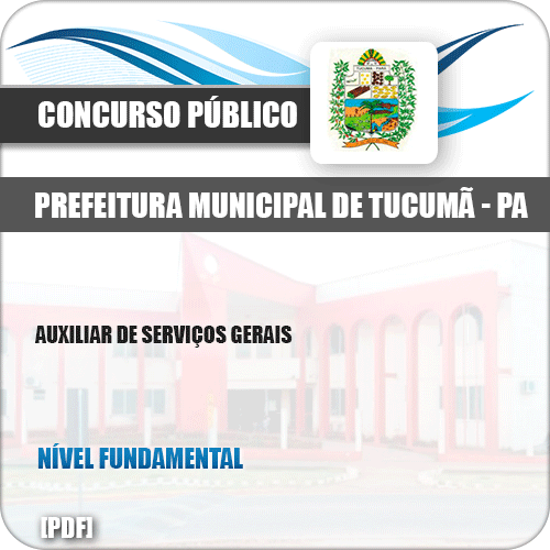Apostila Concurso Pref Tucumã PA 2019 Auxiliar de Serviços Gerais