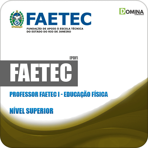 Apostila Concurso FAETEC RJ 2019 Prof FAETEC I Educação Física