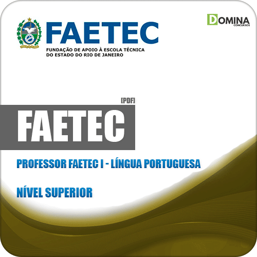 Apostila Concurso FAETEC RJ 2019 Prof FAETEC I Língua Portuguesa