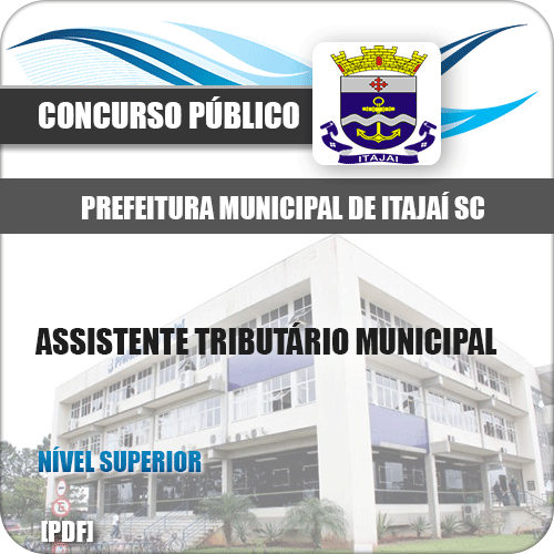 Apostila Pref Itajaí SC 2020 Assistente Tributário Municipal