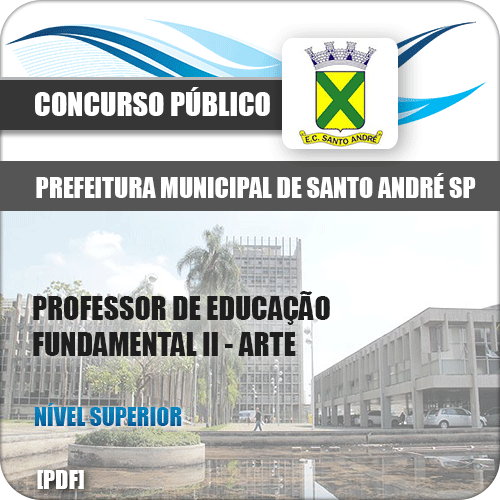 Apostila Pref de Santo André SP 2020 Professor II Arte
