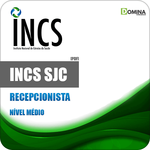 Apostila Processo Seletivo INCS SJC SP 2019 Recepcionista