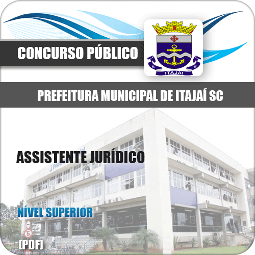 Apostila Concurso Pref Itajaí SC 2020 Assistente Jurídico