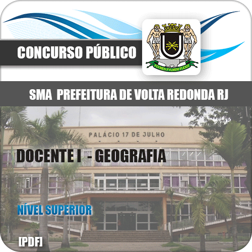 Apostila SMA Volta Redonda RJ 2019 Docente I Geografia