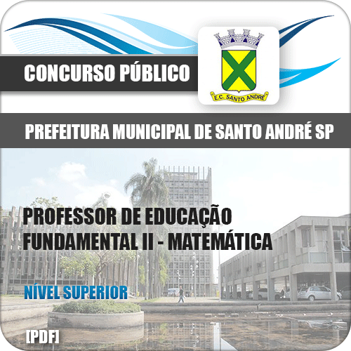 Apostila Pref de Santo André SP 2020 Professor II Matemática