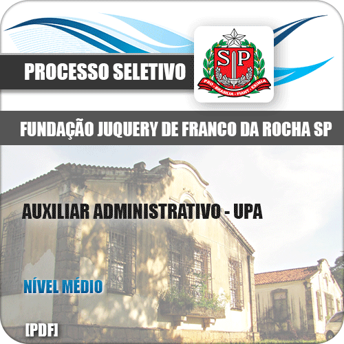 Apostila Franco da Rocha SP 2020 Auxiliar Administrativo UPA
