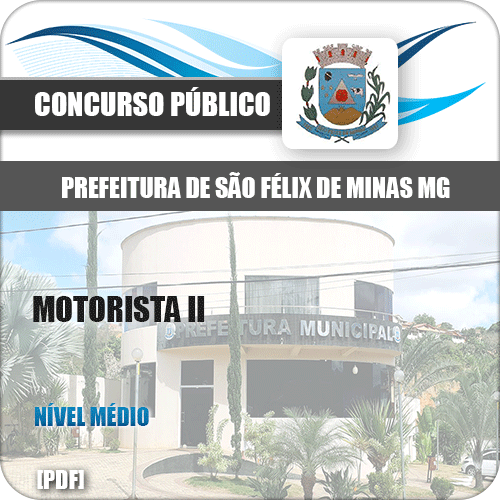 Apostila Concurso Pref São Félix Minas MG 2020 Motorista II