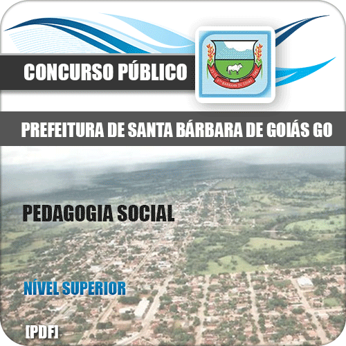 Apostila Pref Santa Bárbara Goiás GO 2020 Pedagogia Social