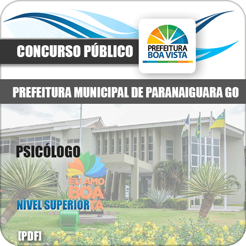 Apostila Concurso Público Pref Boa Vista RR 2020 Psicólogo