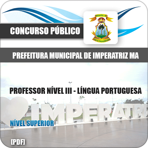 Apostila Pref Imperatriz MA 2020 Professor III Língua Portuguesa