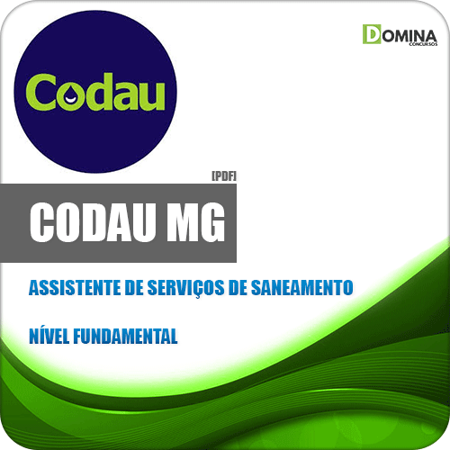 Apostila CODAU Uberaba MG 2020 Assistente Saneamento