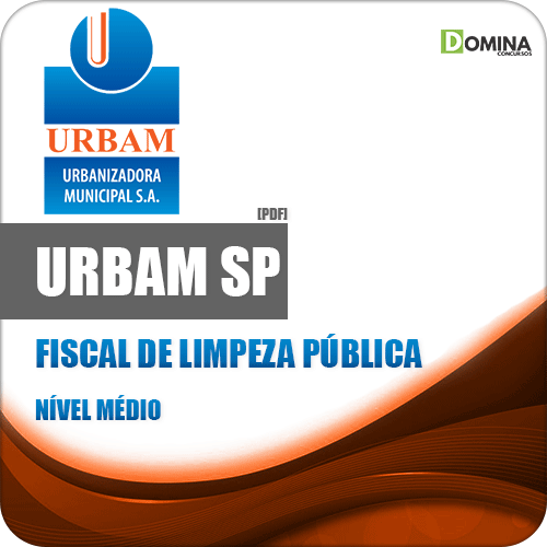 Apostila Concurso URBAM SP 2020 Fiscal de Limpeza Pública