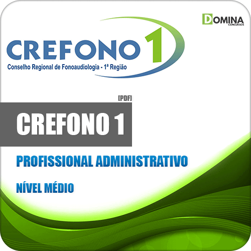 Apostila CREFONO 1 2020 Profissional Administrativo