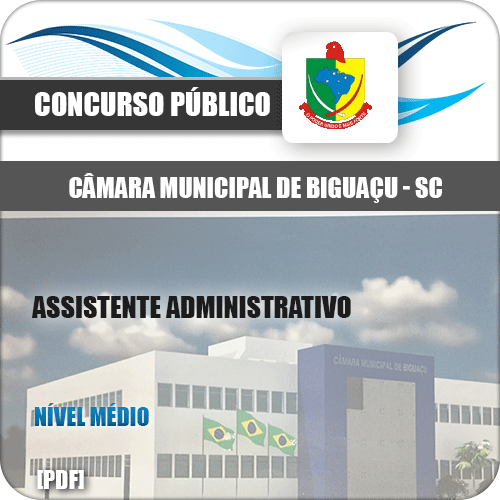 Apostila Câmara Biguaçu SC 2020 Assistente Administrativo