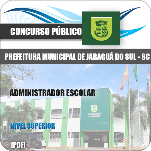 Capa Jaraguá do Sul SC 2020 Administrador Escolar