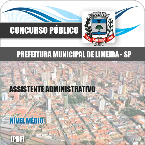 Apostila Concurso Limeira SP 2020 Assistente Administrativo
